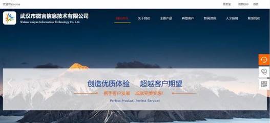 企业做网站 “国”字型